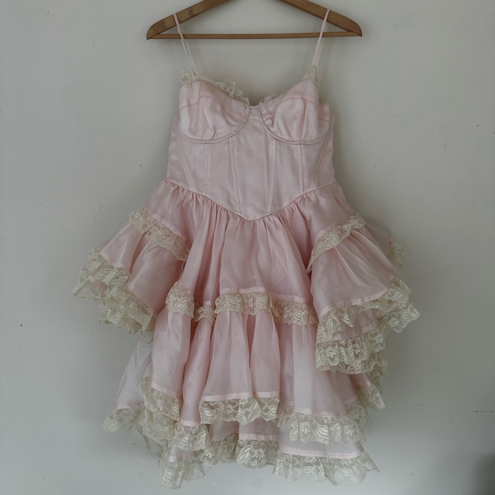 Brand new Selkie dress— only tried on. Beautiful vintage lace OG $399